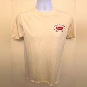 NWOT Coors Banquet Men's Cream Short Sleeve Crew Neck T-Shirt
